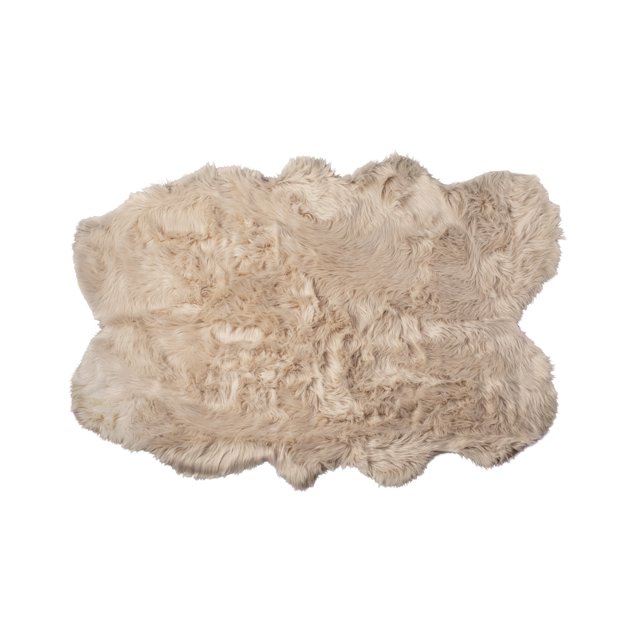 Luxe Gordon Tapis en Fausse Peau de Mouton / 4'x6'