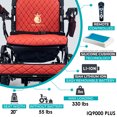 thumbnail image 5 of Majestic Fauteuil Roulant Électrique, Fauteuils Roulants Électriques Légers, Seulement 49 Lb, Capacité de 330 Lb, 5 of 5