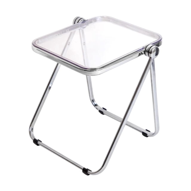 GROWTH TANK Plateau Pliant Table Petite Table Pliante Pratique Robuste Polyvalent Compact Simple Transparent