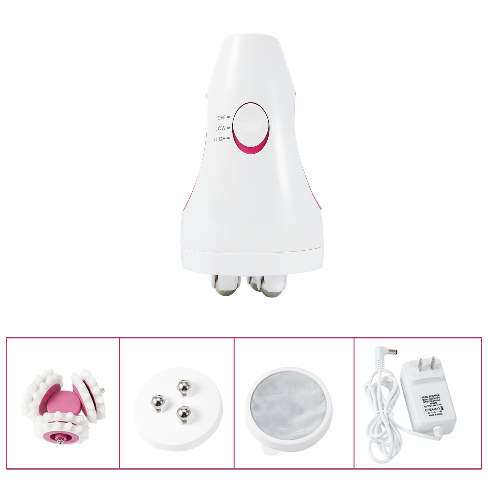 2 Types Machine d'Élimination des Graisses, Machine de Beauté Électrique 3D pour le Corps Mince, Masseur Anti-Cellulite à Vibration pour Brûler les Graisses, Machine de Perte de Poids pour la Forme