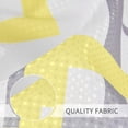 thumbnail image 2 of Yellow Shower Curtain for Bathroom,Abstract Modern Shower Curtain for Bathroom Decor,Waterproof Waffle Textured Fabric Standard Shower Curtain for Bathtub,72 Inch Length Butter Pale Yellow, 2 of 5