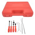 thumbnail image 2 of Drum Brake Master Tool, Ergonomic Oxidation Chromate Coating Drum Brake Puller Set 45 Steel Universal 8PCS  For Repairing, 2 of 8