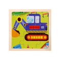 thumbnail image 1 of Wooden Jigsaw Puzzle Games Children Early Education Learning Age 4+ Vehicle, 1 of 7