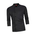 thumbnail image 1 of Bunblic Chef Coat Breathable Long Sleeve for Kitchen Work Uniform Food Service Hotel XL, 1 of 8