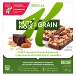 Kellogg's Special K Nuts & Grain Dark Chocolate Chunks & Almonds, 165 g, 5 Chewy Bars