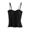 thumbnail image 1 of Yuyuzo Camisole for Women Plus Size Basic Undershirt Spaghetti Strap Basic Base Layer Cami Tank Top, 1 of 3