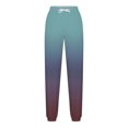 thumbnail image 2 of Erwazi Sweatpants for Women Gradient Printed Drawstring Loose Joggers with Pockets Fall Winter Comfy Workout Gym Running Pants, 2 of 3