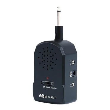 ETHKIA JA-01 Mini Amp Guitar Amplifier Speaker Headphone Clean Distortion Effect Black