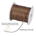 thumbnail image 3 of Unique Bargains Beading Thread Bracelet Weave Bead Craft Cord 2mm 78M/Roll (85-Yards) Decorative String, Brown, 3 of 7