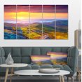thumbnail image 1 of Rhododendron Flowers in Colorful Hills - Landscape Photography Canvas Print, 1 of 3