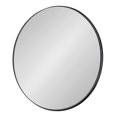 thumbnail image 1 of Kate and Laurel Rollo Round Framed Wall Mirror, Black 28" Diameter, 1 of 7
