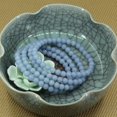 thumbnail image 4 of Bracelet Extensible Unisexe en Perles Rondes 6 mm en Pierre Précieuse d'Angélite Mate Naturelle 7 Pouces, 4 of 4