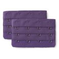 thumbnail image 1 of INSPIRE CHIC Women's 3 Rows 4 Hooks Bra Extenders Straps Extension Purple 3 Rows 4 Hooks 2 Pcs, 1 of 5