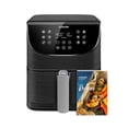 thumbnail image 1 of COSORI Pro Gen 2 Air Fryer 5.8QT, Upgraded Version with Stable Performance & Sleek New Look, 13 One Touch Functions, 100 Paper & 1100 Online Recipes, Dishwasher-Safe Detachable Square Basket, Black, 1 of 5
