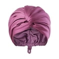 thumbnail image 1 of 1PC Adjustable Silk Satin Hair Bonnet Double Layer for Sleeping Satin Imitation Silk Defend Hair Comfortable, 1 of 5