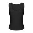 thumbnail image 4 of Yuyuzo Ribbed Knit Tank Tops for Women Square Neck Slim Fitted Casual Basic Workout Crop Going out Tops, 4 of 7