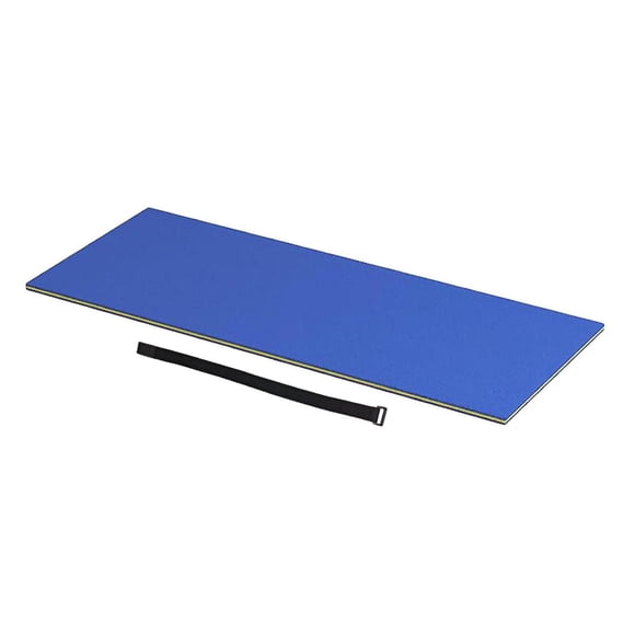 Decodeary Tapis Flottant pour l'Eau Bouée de Piscine Radeau Lit Flottant Tapis de Jeu pour Bateau Extérieur Plage Bleu 110x40x2.2cm Bleu 110x40x3.3cm