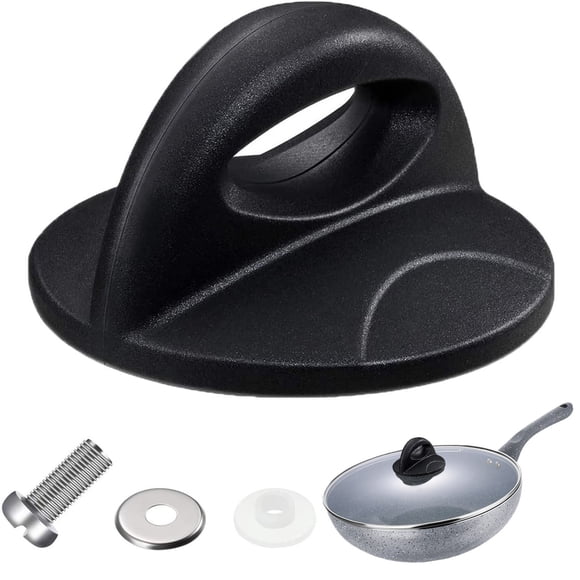 Universal Pot Lid Replacement Knob,Replacement Heat Resistant Handle with Screw,for Replacement Parts Pan Lid Holding Handle Replacement Compatible with Kitchen Cookware Casserole Glass Saucepan