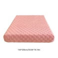 thumbnail image 4 of Sentmoon Queen Fitted Sheet Fitted Sheets Winter Warm Corals Fleece Mattress Protector Fitted Sheet Is Perfectly for Home Use 60x79in, 4 of 7