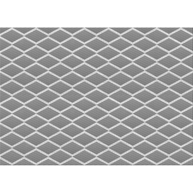 Ahgly Company Machine Washable Indoor Rectangle Transitional Silver Gray Area Rugs, 5' x 7'