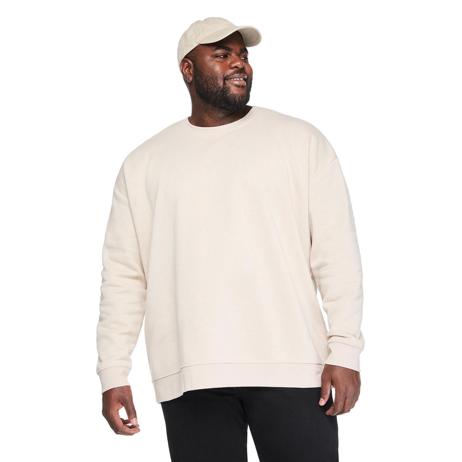 Coton ouaté à encolure ras du cou George Plus pour hommes