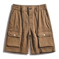 thumbnail image 2 of Birdeem Mens Plus Size Cargo Shorts Multi-Pockets Relaxed Summer Beach Shorts Pants, 2 of 4