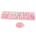 thumbnail image 2 of Ensemble Clavier et Souris Mignon pour Bureau, 104 Touches, Sensation Mécanique, Style Rétro de Machine à Écrire, Connexion USB, Compatible, 2 of 7
