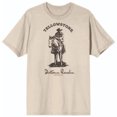 thumbnail image 1 of T-Shirt Beige Portrait du Ranch Yellowstone, 1 of 2