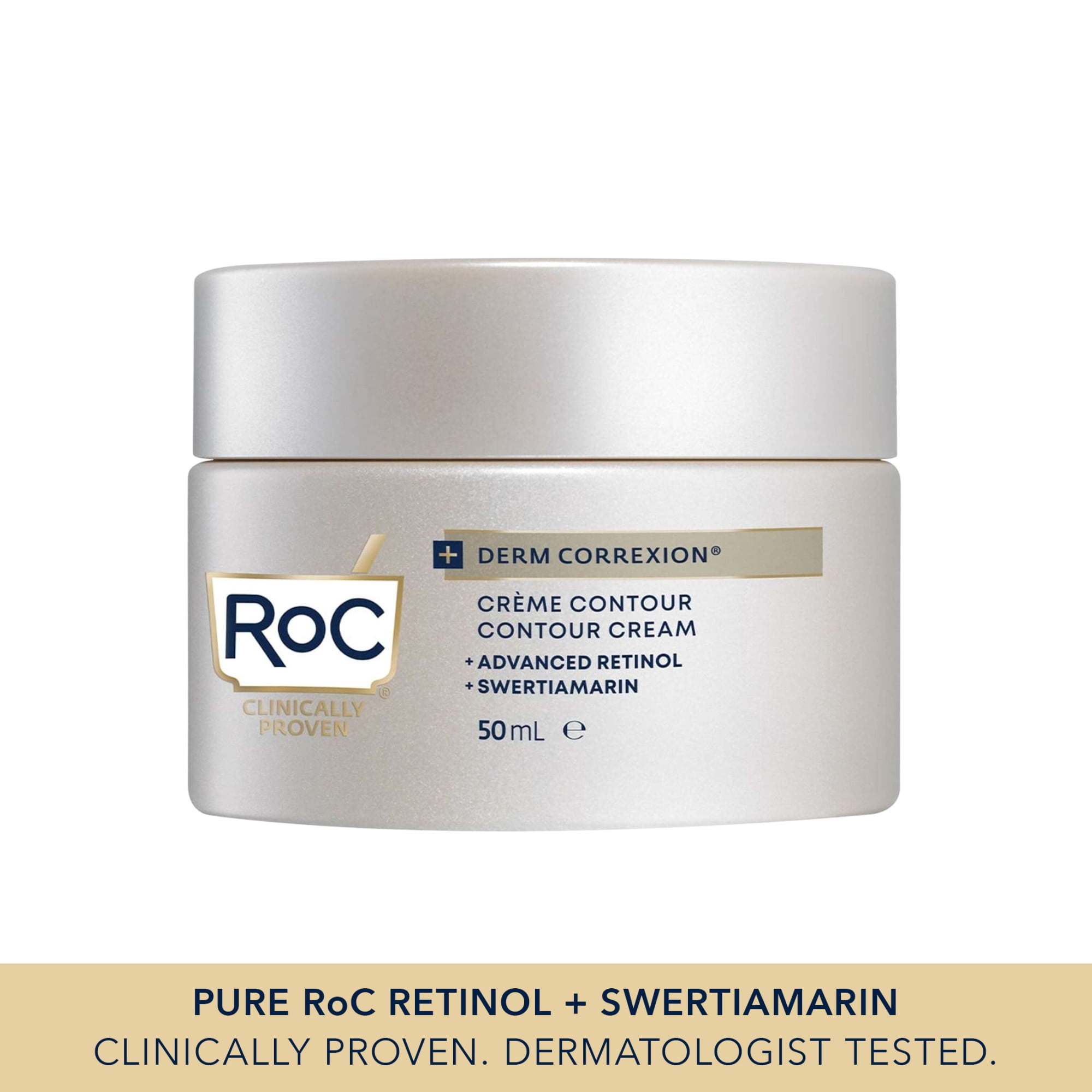 RoC Skincare - Derm Correxion®️ - Contour Cream Advance Retinol & Swertiamarin Visibly Firms Face and Neck in 1 Week (50ml)