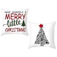 thumbnail image 1 of Jusqu'à 65% de Réduction Housse de Coussin Lettre de Noël SMihono Canapé-Lit Maison Decor, 1 of 1