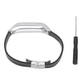 thumbnail image 2 of Smartwatch Band, Wrist Watch Strap Fashionable Labor Saving Tool Free With Screwdriver For  Touch Watch Black Belt Silver Shell, 2 of 8