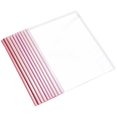 thumbnail image 1 of Clearance! 10 Pack Report Covers with Sliding Bar 7Mm Clear Report Covers for A4 and Letter Size Paper 50 Sheet Capacity Presentation File Folder Document for School (Sliding One Size Multi-Color, 1 of 7