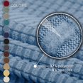 thumbnail image 3 of Housse de Causeuse Extensible Élastique pour Canapé 2 Places, 1 Pce (Porcelaine Bleu/blanc, Moyen), 3 of 6