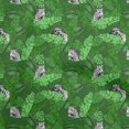 thumbnail image 1 of oneOone Cotton Poplin Green Fabric Tropical Sewing Material Print Fabric By The Yard 42 Inch Wide, 1 of 5
