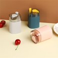 thumbnail image 4 of Oleegame 2PC Stainless Steel Cutlery Set Automatic Toothpick Dispenser Toothpick Holder Automatic Toothpick Dispenser Pink, 4 of 9