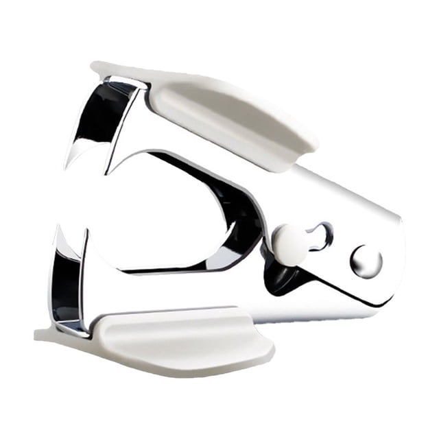 Btomtd Stapler Office Stapler Nail Pickers Small Household Stapler Disassembly Stapler Needle Pickers, White
