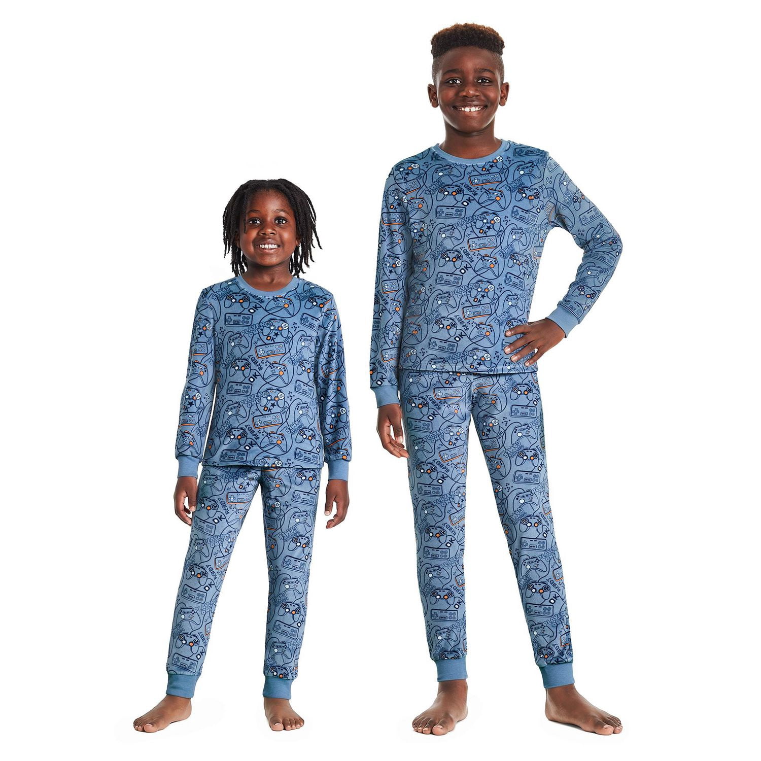 George Boys' Two Piece Velour Pajama Set