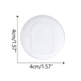 thumbnail image 2 of Fufafayo Door Handle Bumper Pads, Transparent Silicone Anti-Collision Protection, Wall Protector Sticker for Refrigerator Cabinet Door, Household Furniture Buffer Guard for Walls and Doors, 2 of 3
