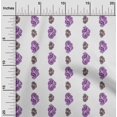 thumbnail image 2 of oneOone Georgette Viscose Purple Fabric Block Fabric For Sewing Printed Craft Fabric By The Yard 42 Inch Wide, 2 of 5