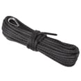 thumbnail image 2 of Winch Rope, 7800lbs Breaking Strength Nylon Black 15m Long  Weatherproof Winch Cable  Replacement For ARB For SUV Truck ATV UTV, 2 of 8