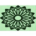 thumbnail image 1 of Ahgly Tapis Rectangulaire Lavable en Machine Intérieur Transitionnel Vert Forêt Foncé, 8 Pieds x 10 Pieds, 1 of 7