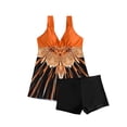 thumbnail image 4 of Cameland Women Large Print Split Swimsuit Skirt Bikini Split Swimsuit Suit, 4 of 6