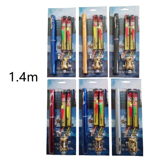 pitrice Mini Canne à Pêche Portable de Poche Queue Souple Mini Canne à Lancer en Mer pour Pêche sous-Marine