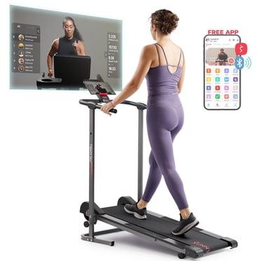 Sunny Health & Fitness Smart Manual Walking Treadmill - SF-T1407SMART