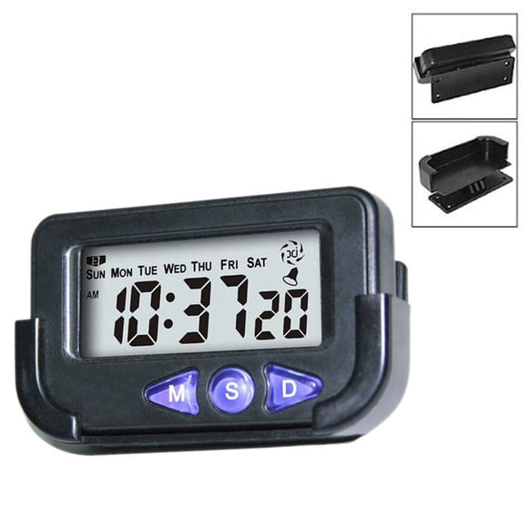 CARTTOU Réveil Électronique de Voyage Numérique Format de Poche Automobile Chronomètre Électronique