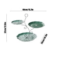 thumbnail image 3 of Fruit Tray Home Living Room, Three Layer Candy Tray for Snacks and Dried Fruit Storage, Leaf Design Easy Clean Plastic Tray, 3 of 6