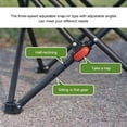 thumbnail image 4 of Maoww Foldable Lounge Chair For Outdoor Relaxation In Sun Folding Chair Beach Chair Moon Chair black, 4 of 5