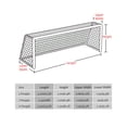 thumbnail image 4 of Filet de Football, Filet d'Entraînement de Soccer Filet de But de Soccer Polyéthylène Taille Standard Filet de Remplacement de Football pour Feild pour Remplacement de Football pour Entraînement de Soccer, 4 of 6