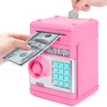 thumbnail image 1 of Tirelire pour Garçons et Filles, Tirelire Électronique pour Pièces avec Protection par Mot de Passe, 1 of 13