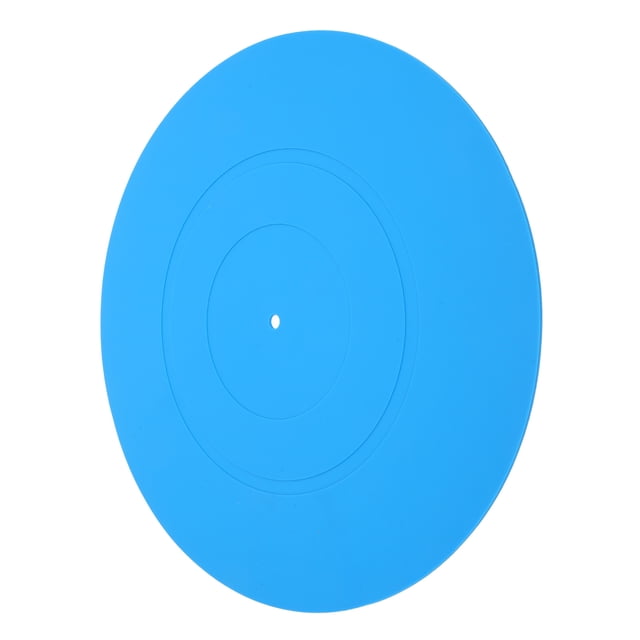 Turntable Mat Record Platter Slipmat, Rubber Record Player Mat Universal for LP Record Players Reduce Noise Tighter Bass Quality